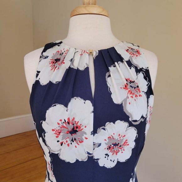 Ivanka Trump Women's Floral Sleeveless Cocktail Dress. Size M - Picture 4 of 10